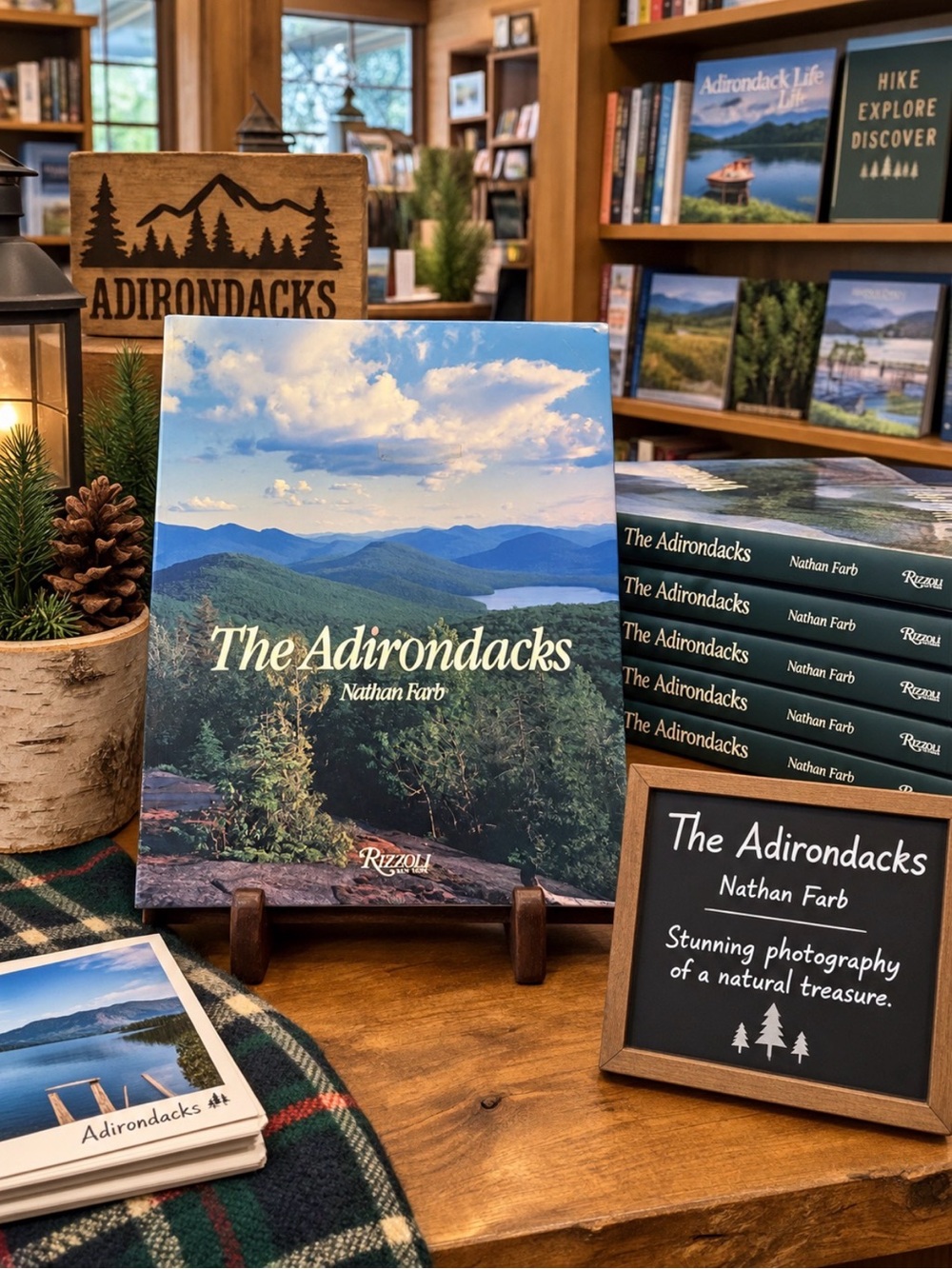 The Adirondacks by Nathan Farb 1985 Softcover